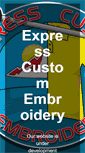 Mobile Screenshot of expresscustomembroidery.com